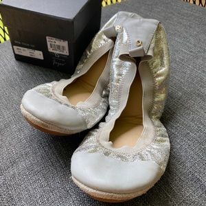 Yosi Samra Samantha Silver Flat Size 9